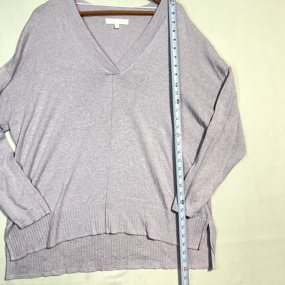 Adyson Parker Gray Speckled Knit V-Neck Sweater Tunic - Size‎ 2X - Picture 5 of 8